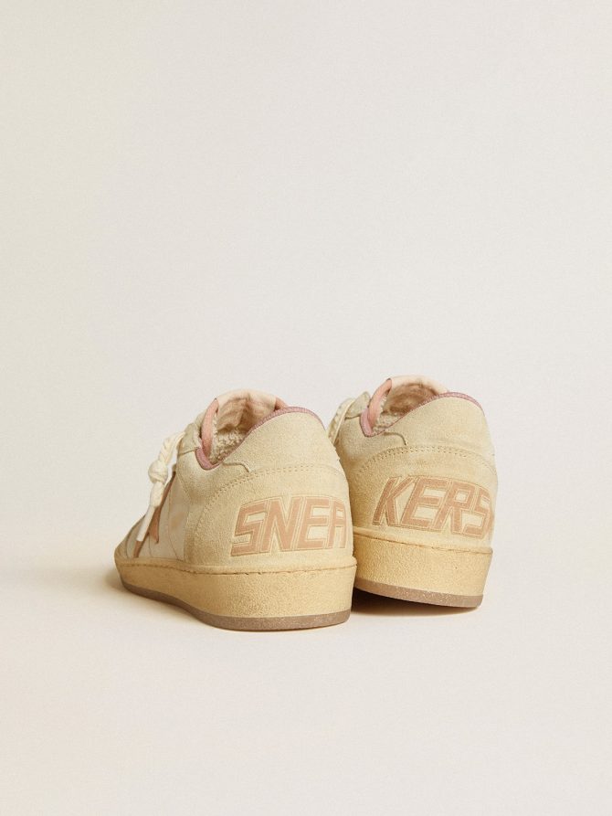 Ball Star LTD in leather and suede with suede star and heel tab - Image 4