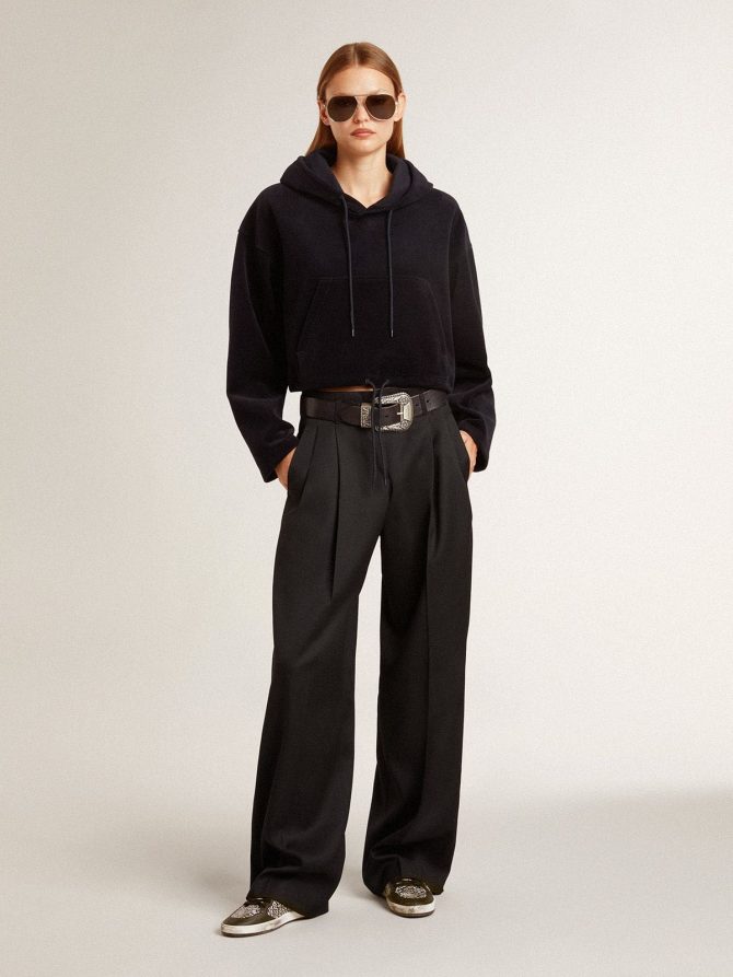 Women’s Ball Star in elephant-print leather with black leather star - Image 6
