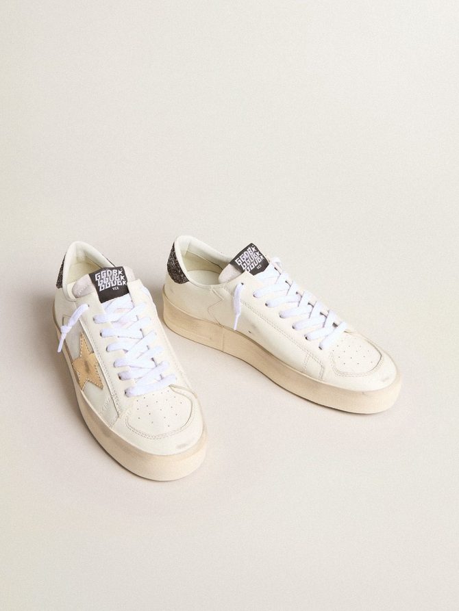 Women’s Stardan with gold star and glitter heel tab - Image 2