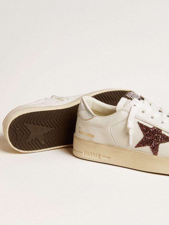 Women’s Stardan in nappa with glitter star and metallic leather heel tab - Image 3