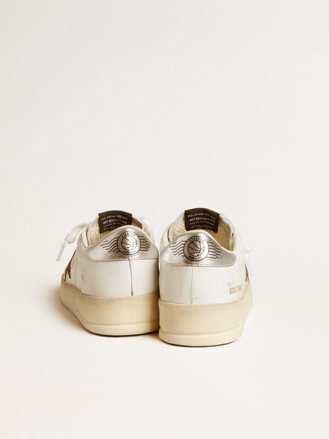 Women’s Stardan in nappa with glitter star and metallic leather heel tab - Image 4