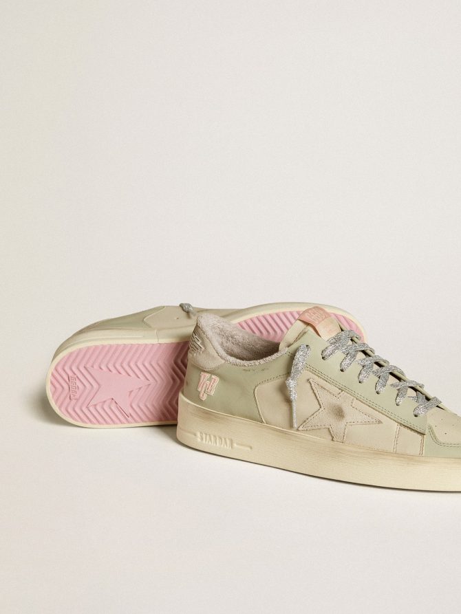 Stardan in nappa and leather with suede star and heel tab - Image 3