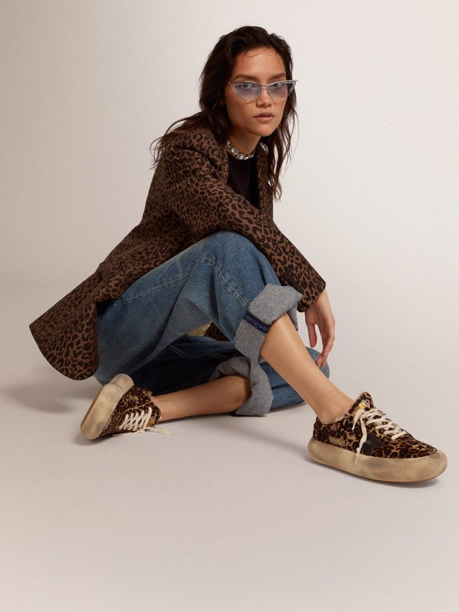Space-Star shoes in animal-print pony skin with shearling lining - Image 3