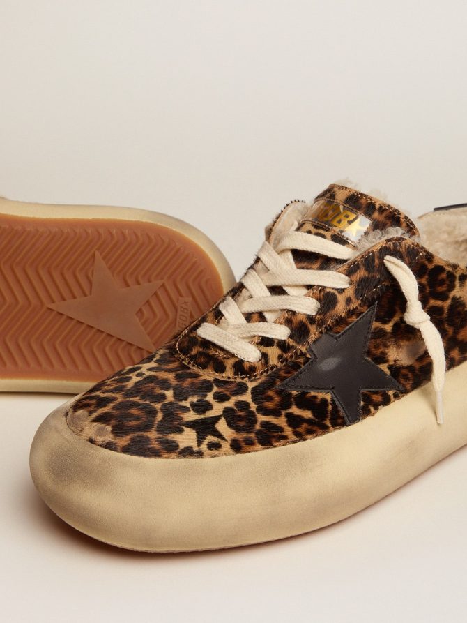Space-Star shoes in animal-print pony skin with shearling lining - Image 4