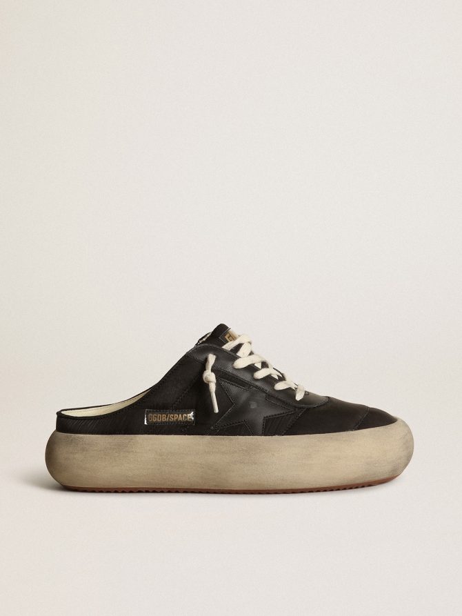 Women’s Space-Star Sabots with leather star and shearling lining