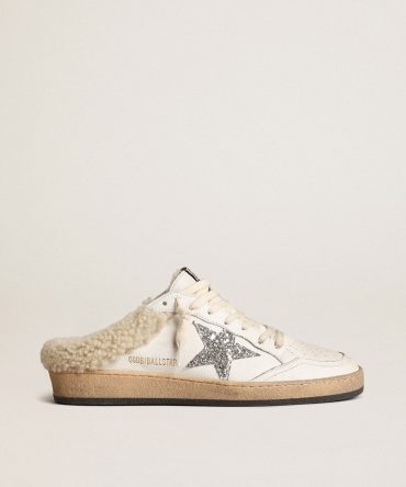 Ball Star Sabots with glitter star and shearling lining