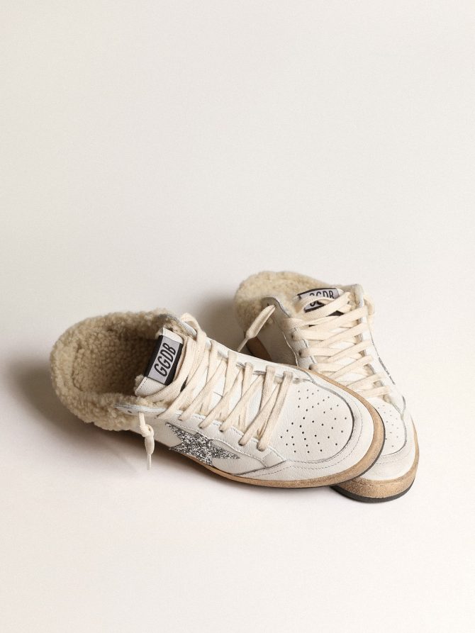 Ball Star Sabots with glitter star and shearling lining - Image 2