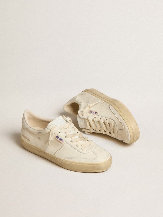 Women’s Soul Star in white nappa with white leather heel tab - Image 2