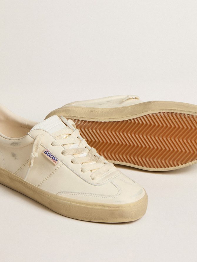 Women’s Soul Star in white nappa with white leather heel tab - Image 3