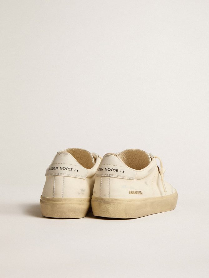 Women’s Soul Star in white nappa with white leather heel tab - Image 4