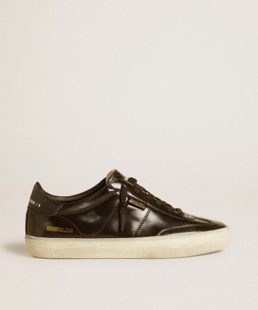 Women’s Soul Star in black patent leather with black leather heel tab