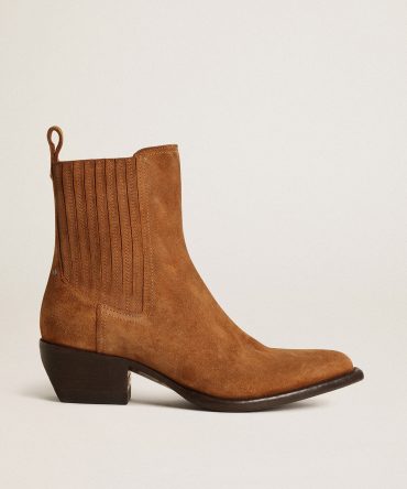 Debbie brown suede boots
