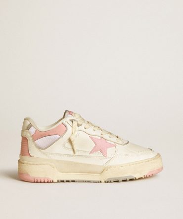 Women’s Forty2 with pink star and white leather heel tab