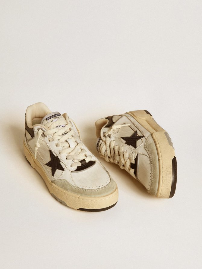 Women’s Forty2 with black star and black leather heel tab - Image 2