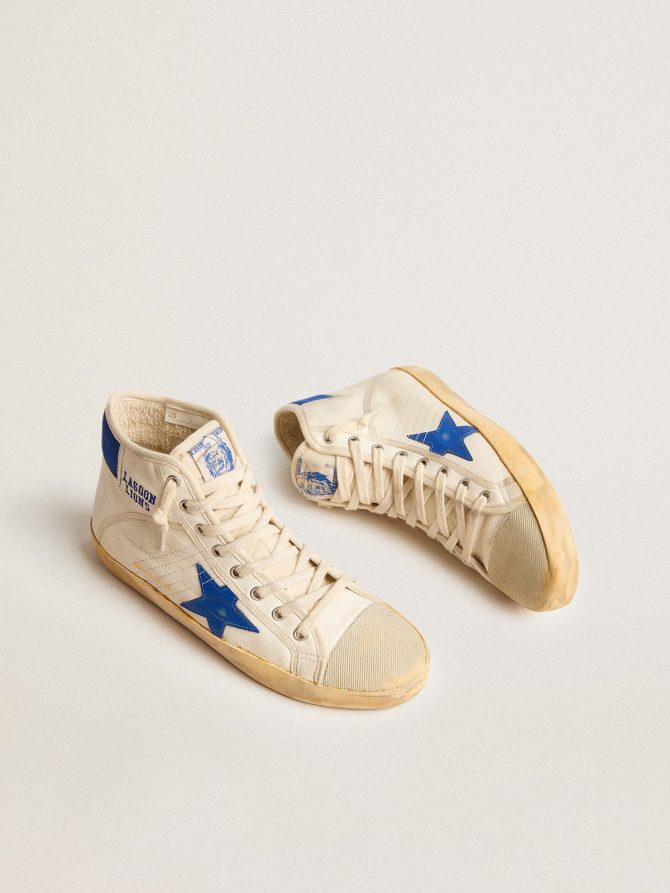 Women’s Francy Penstar LAB in nappa leather with blue star and nylon heel tab - Image 2