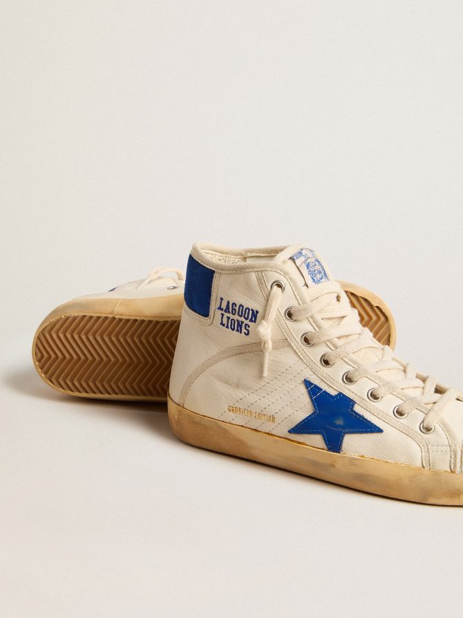 Women’s Francy Penstar LAB in nappa leather with blue star and nylon heel tab - Image 3