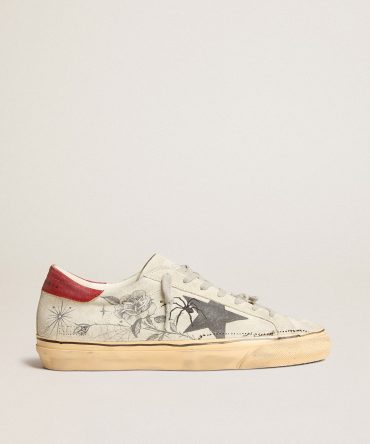 HAUS of Dreamers exclusive women’s Super-Star in ice gray crust leather