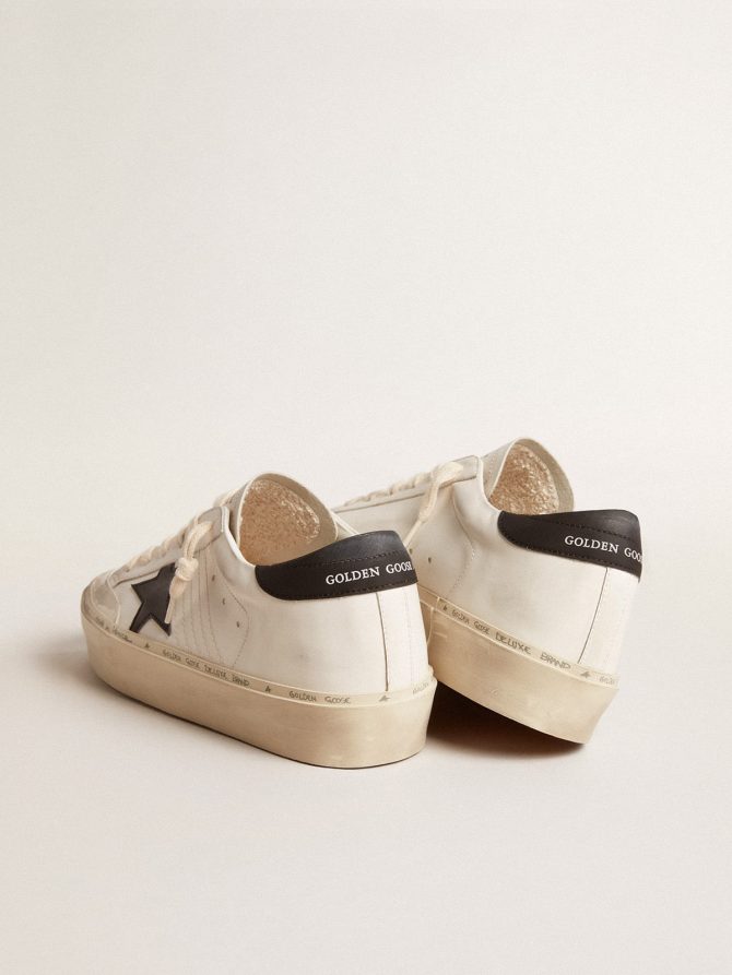 Woman’s white bio-based Hi Star LTD with black bio-based star and heel tab - Image 4