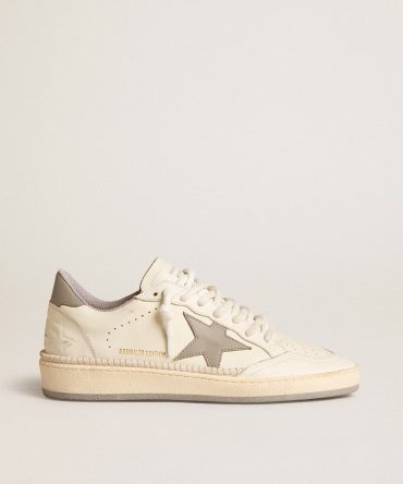 Women’s Ball Star LTD with gray leather star and heel tab and stitching