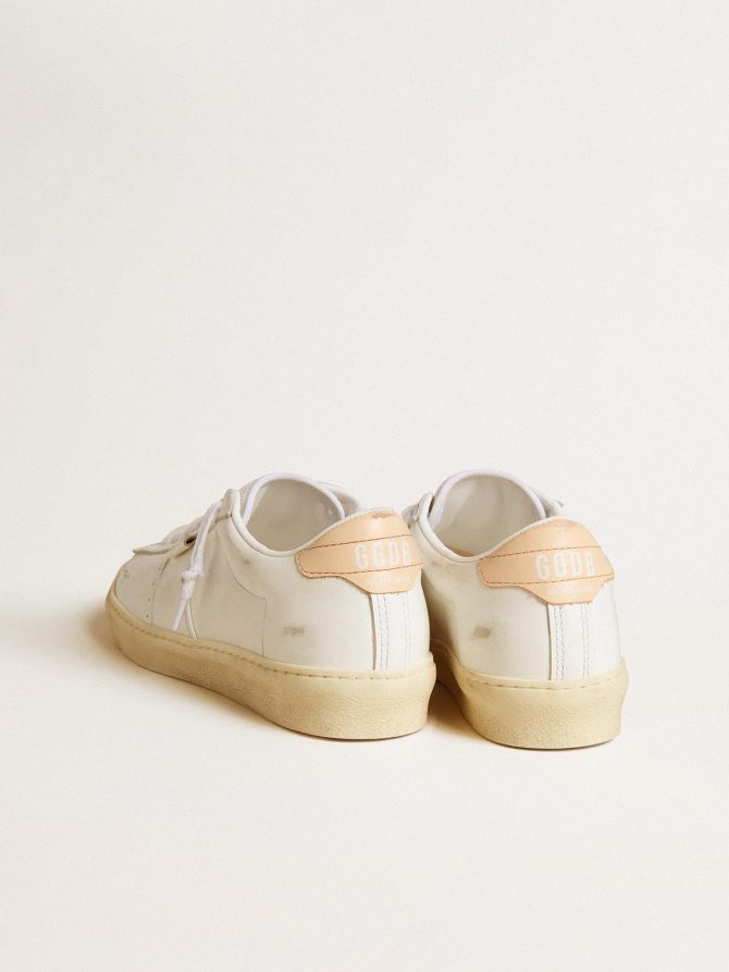 Matchstar in leather with peach pink heel tab - Image 5