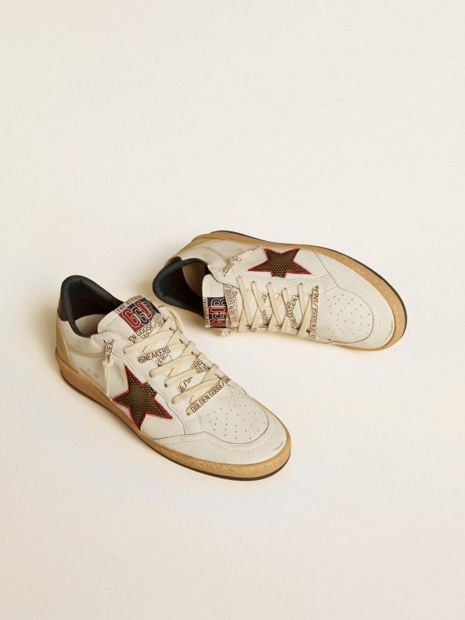 Women’s Ball Star LTD with mesh star and midnight blue leather heel tab - Image 2