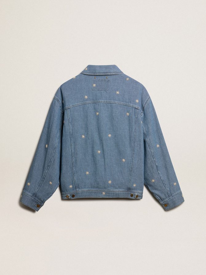 Women’s denim jacket with floral embroidery - Image 5