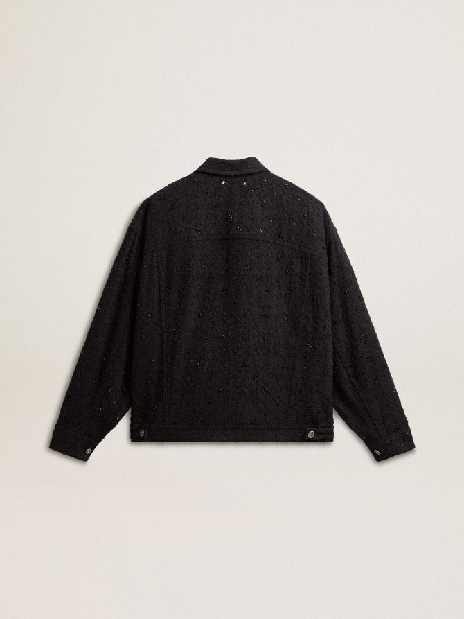 Women’s black denim jacket with embroidery - Image 8