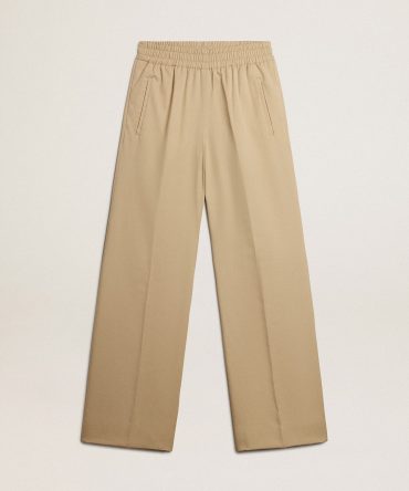 Women’s sand-colored joggers