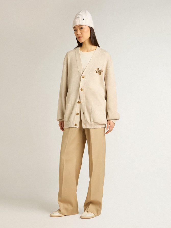 Women’s sand-colored joggers - Image 3