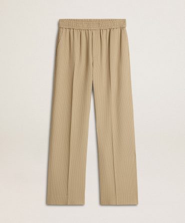 Women’s travertine-colored joggers