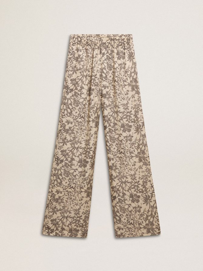 Women’s joggers with floral print