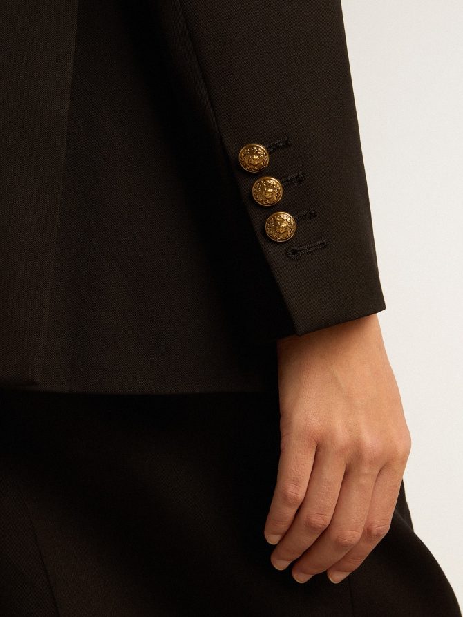 Women’s black double-breasted blazer - Image 5