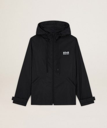 Women’s windcheater with contrasting white logo and star