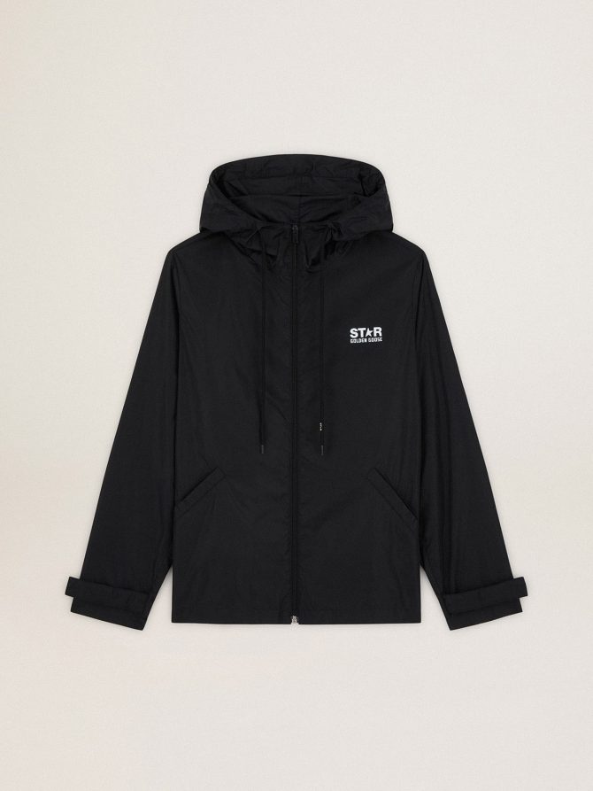 Women’s windcheater with contrasting white logo and star