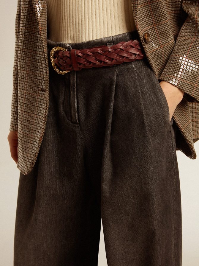 Women’s medium-wash cotton pants - Image 4