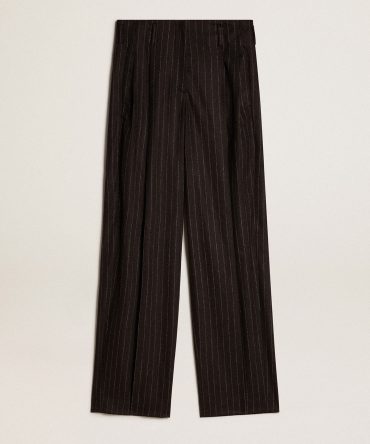 Women’s pants in dark gray wool