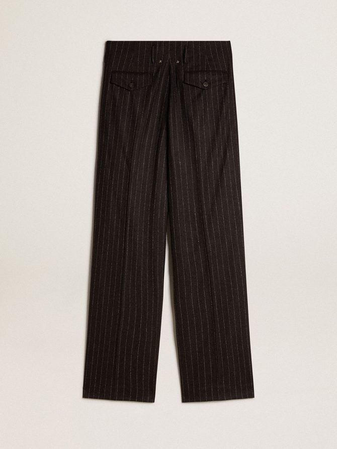 Women’s pants in dark gray wool - Image 5