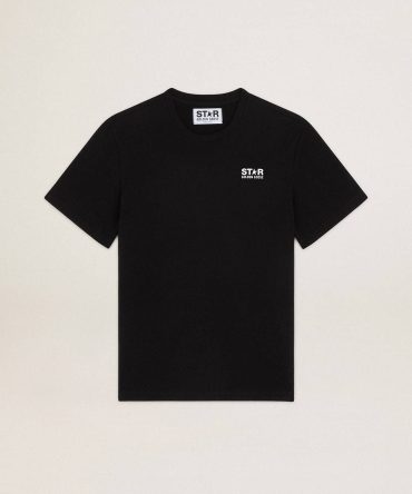 Black Star Collection T-shirt with contrasting white logo and star