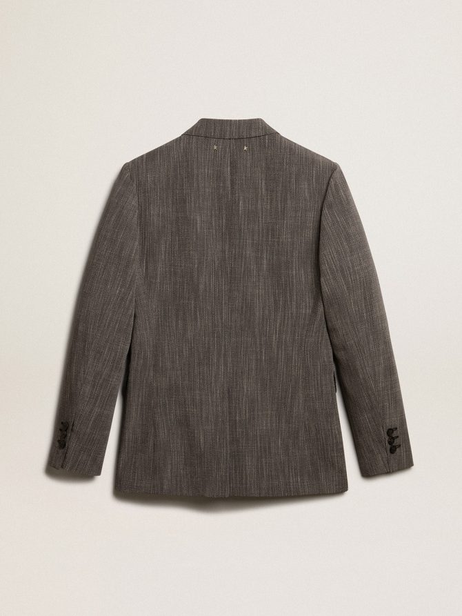 Women’s single-breasted wool blend jacket - Image 5