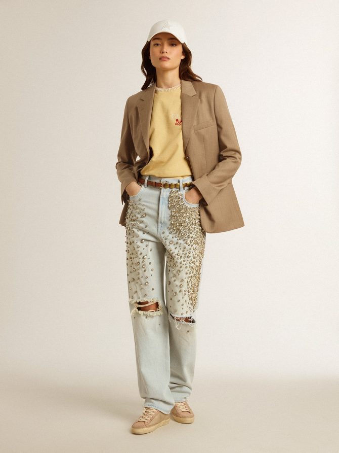 Women’s dove-gray double-breasted blazer - Image 4