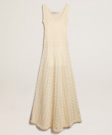 Ecru-colored tank dress