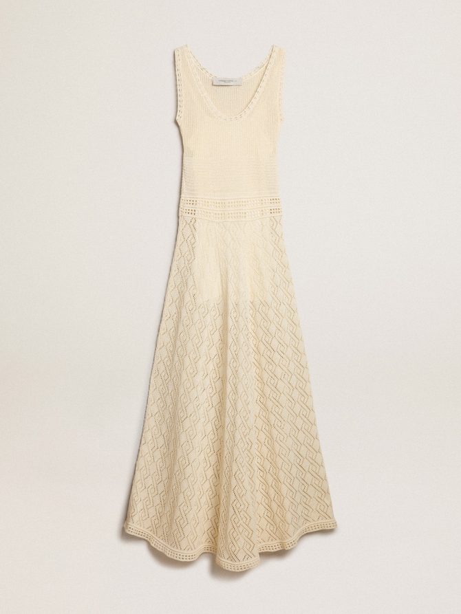 Ecru-colored tank dress