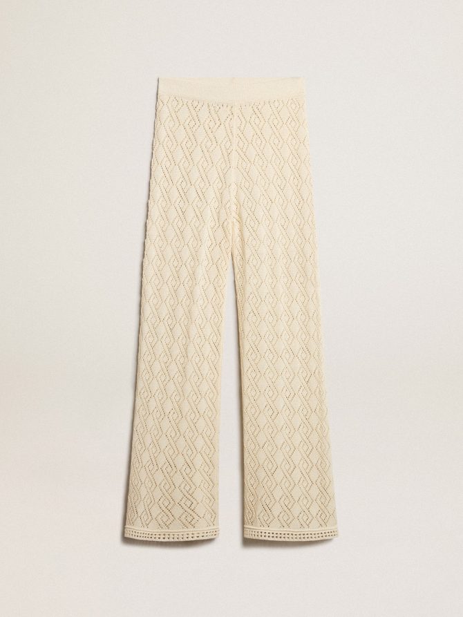 Women’s ecru-colored pants