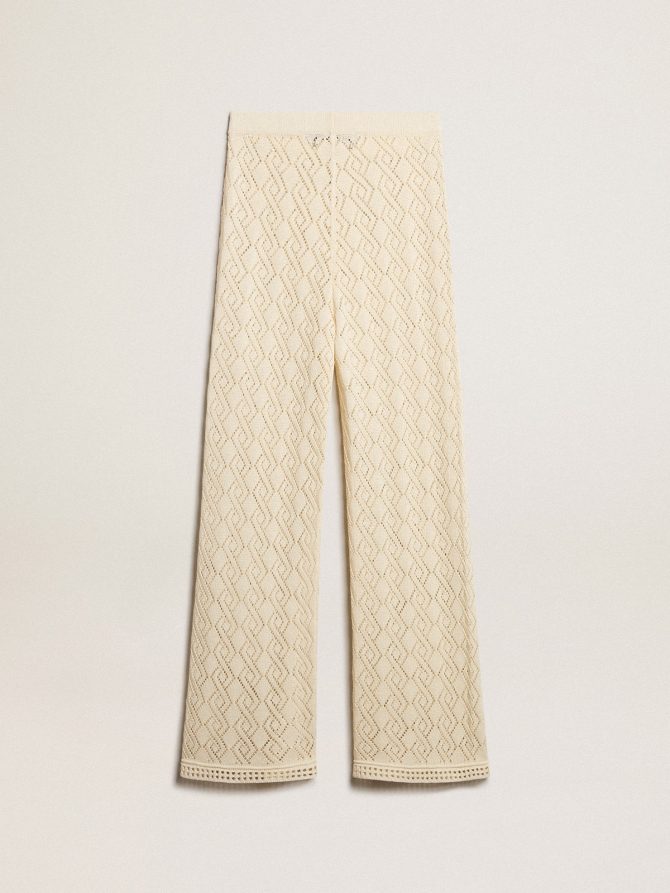 Women’s ecru-colored pants - Image 5