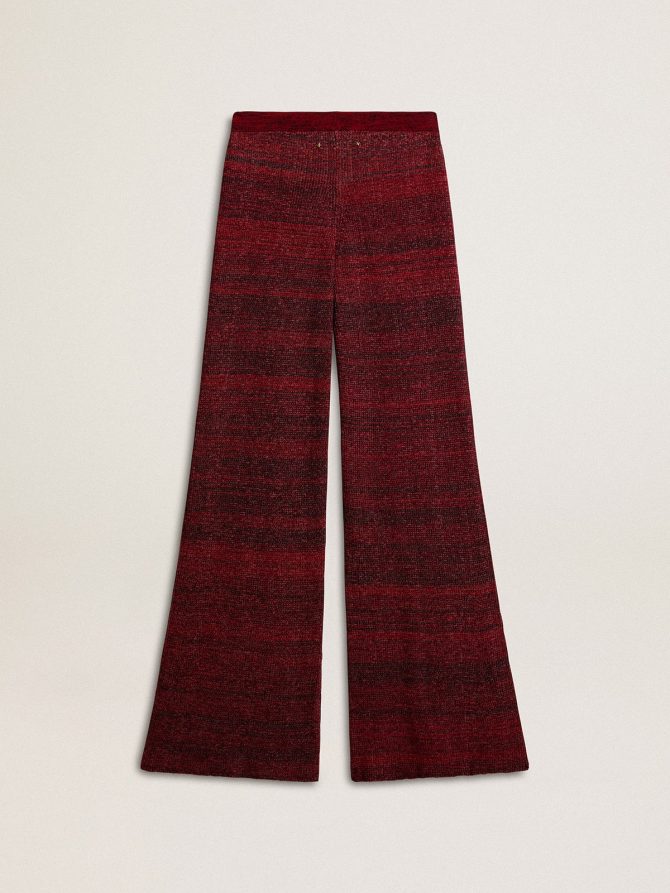 Irregular-striped cotton pants - Image 2