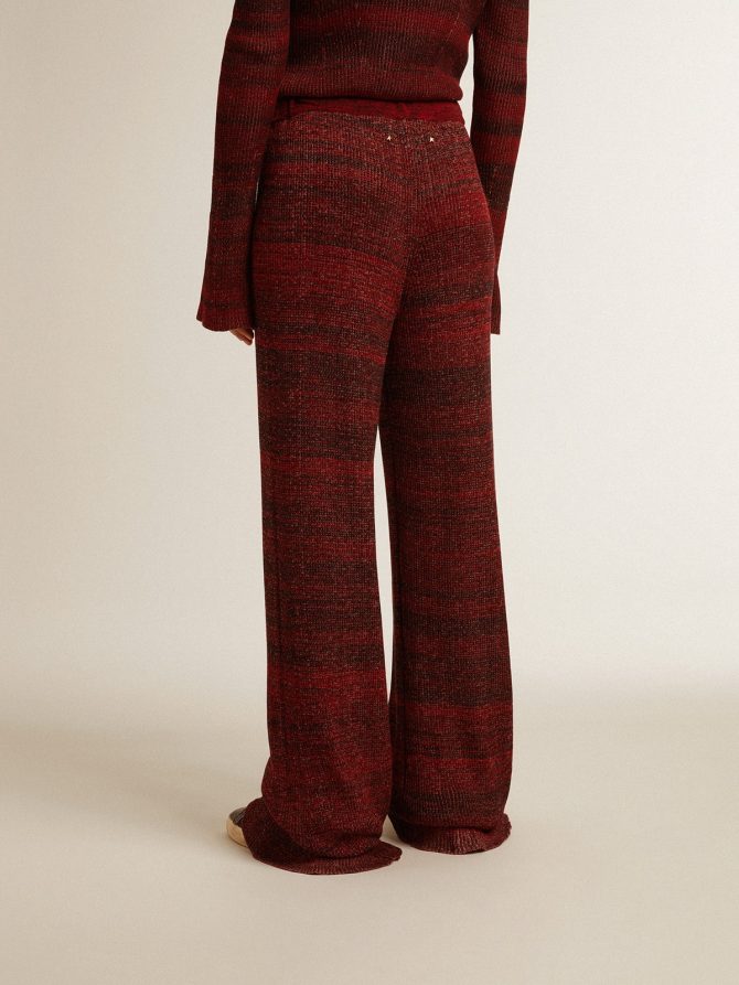 Irregular-striped cotton pants - Image 5