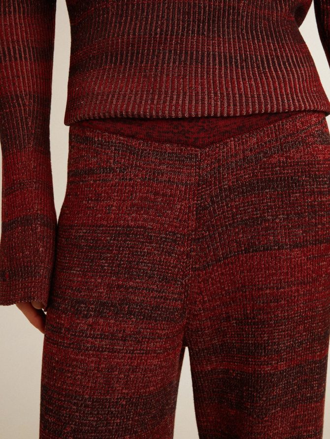 Irregular-striped cotton pants - Image 6