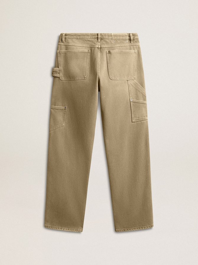 Women’s distressed-effect cotton pants - Image 6