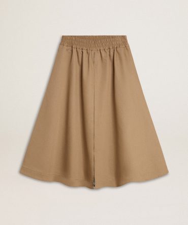 Women’s beige circle skirt
