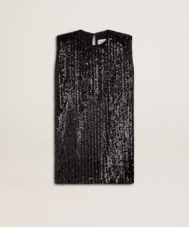 Women’s black sequin dress